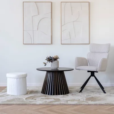 Productafbeelding van House Nordic Eetkamerstoel Cordoba Staal Lichtgrijs- Set van 2