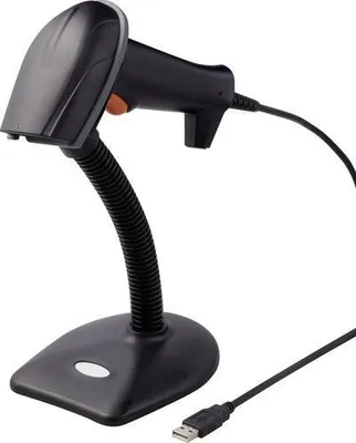 Produktbild von Renkforce 2D Barcode-Scanner Kabelgebunden 1D, 2D Laser Schwarz Hand-Scanner USB