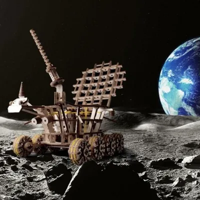 Produktbild von Lunokhod Mondrover aus Holz
