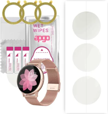Produktbild von apgo 3 Stück Schutzfolie, Matt, kompatibel mit DexXer DT88PRO Smartwatch, Hydrogel Displayschutzfolie mit Positionierhilfe, Displayfolie, robust und kratzfest