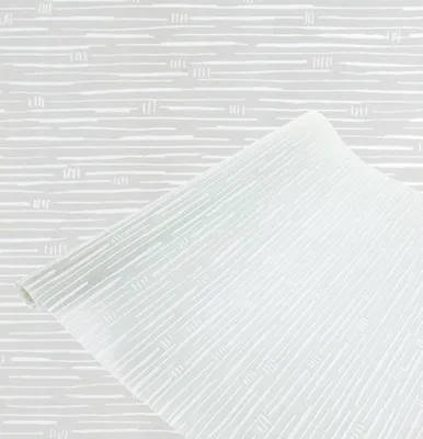 Produktbild von DecoMeister Statische Fensterfolien – Selbsthaftende Glasfolie – Sichtschutzfolie – Dekofolie für Fenster – Badezimmer – 67,5x150 cm Striche