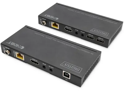 Produktbild von DIGITUS 4K HDBaseT HDMI KVM Extender Set USB 2.0 150m