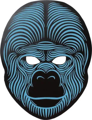 Immagine prodotto di Maschera LED Atosa Gorilla Blu Bambini Blu Taglia unica