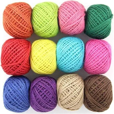 Produktbild von Jute Twine 2mm 25m für Garten Deko und Handwerk