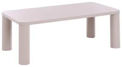 Zdjęcie produktu dla BELIANI Stolik kawowy beżowoszary płyta MDF blat podstawa stolik pomocniczy nowoczesny design do salonu