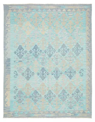 Produktbild von Geometrischer Kelim-Teppich, flachgewebt aus Naturwolle, KILIM 79
