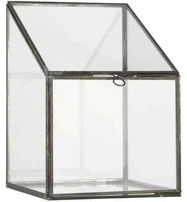 Obrázok produktu pre Sklenený kvetináč Glazen Tuinkas, 18x18x26 cm