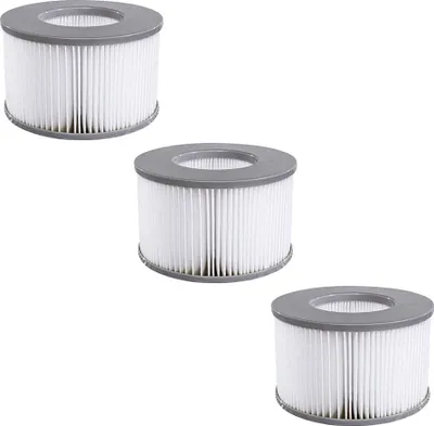 Produktbild von Packung mit 3 Ersatzfilterkartuschen für Mspa aufblasbaren Pool, Whirlpool