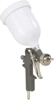 Zdjęcie produktu dla Pistolet natryskowy pneumatyczny z zbiornikiem o pojemności 600 ml i dyszą 1,5 mm
