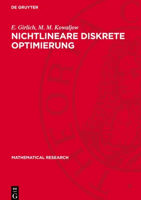 Produktbild von Nichtlineare diskrete Optimierung