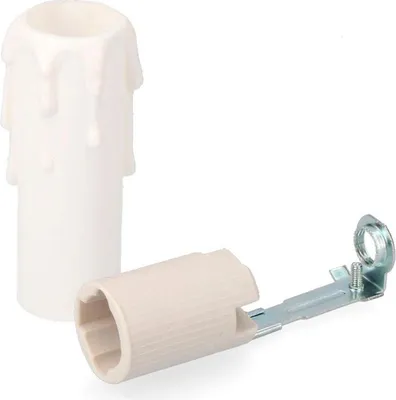 Image de Douille E14 Porcelaine Solera Douille E14 En Porcelaine Pour Ampoule Moyenne. - Solera