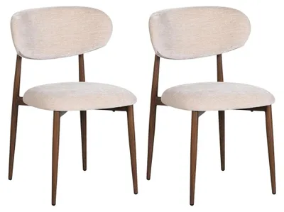 Produktbild von 2er-Set Esszimmerstühle Japandi - Beige