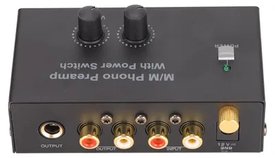 Zdjęcie produktu dla Wzmacniacz przedwzmacniacza gramofonowego o niskim poziomie szumów i zasilaczem 12 V DC