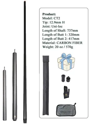 Imagen del producto de Punch & Jump, material de fibra de carbono, empuñadura ergonómica, modelo CT2, 12,9 mm