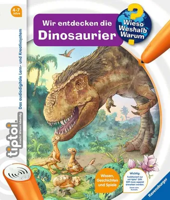 Produktbild von Ravensburger tiptoi® Buch Wieso? Weshalb? Warum? Bd. 24, Wir entdecken die Dinosaurier