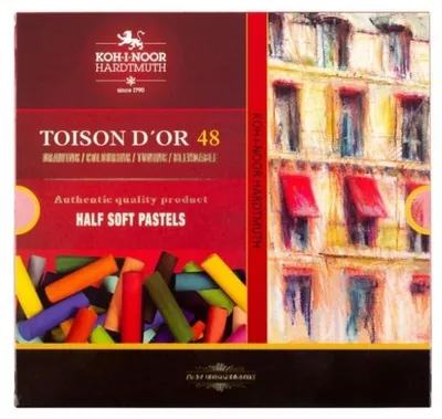 Image de KOH Pastels ronds doux 10x37 mm f artiste 48er Pack