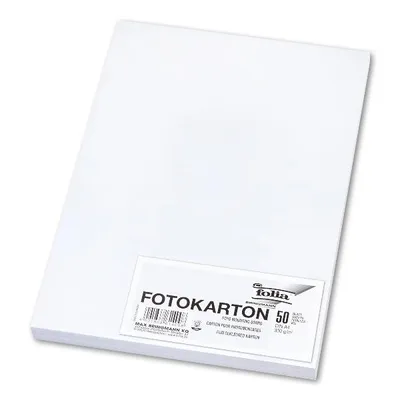Produktbild von Fotokarton - A4, 300 g/qm, weiß, 50 Blatt