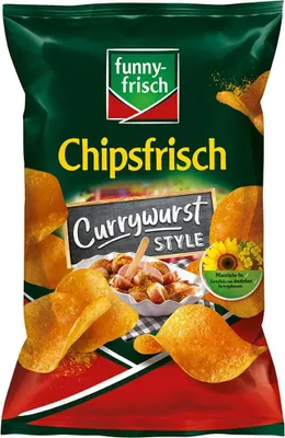 Produktbild von funny frisch Chipsfrisch Currywurst Style Kartoffelchips 150g