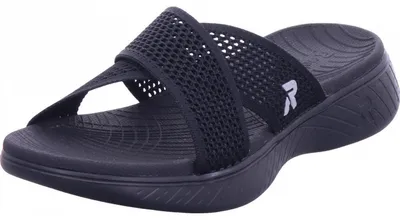 Produktbild von Rieker fsk damen sandalen Pantolette schwarz in Gr. 40