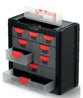 PROSPERPLAST Werkzeug-Organizer Multicase Cargo 501 400x200x392mm