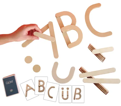 Produktbild von Eduplay Buchstabenbox Lernspielzeug Karton Mehrfarbig 20 Stück