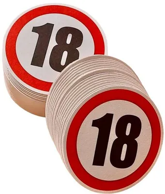 Produktbild von Runde Bieruntersetzer 10cm Durchmesser 50Stück