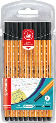 Produktbild von Fineliner - STABILO point 88 - 10er Pack - schwarz