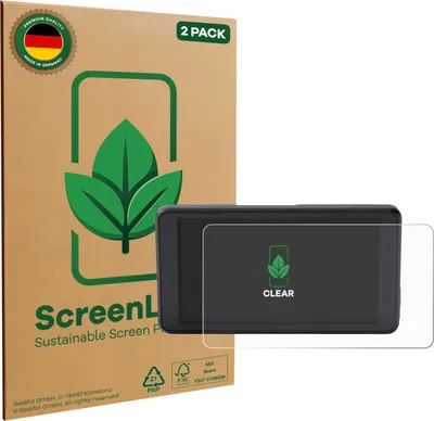 Produktbild von 2x ScreenLeaf Schutzfolie für BMW ConnectedRide Navigator Full Cover Displayschutz Display Schutz Folie Klar Transparent