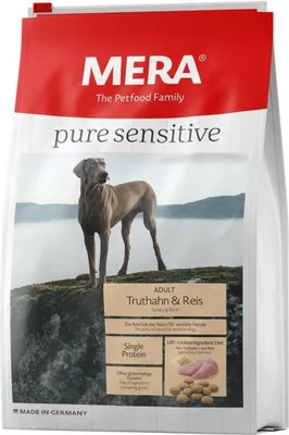 Produktbild von Mera Dog Pure Sensitive 4kg | Truthahn & Reis
