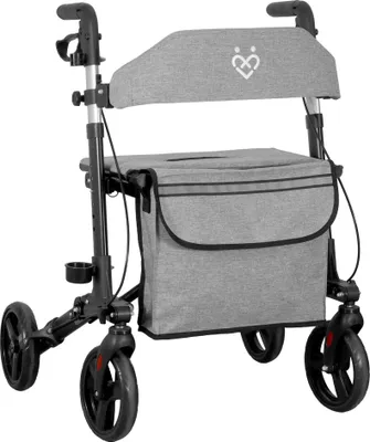 Produktbild von ForeverSenior Aluminium Rollator - 3-fach faltbar mit Schnellverstellung - 7,2kg