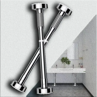 Imagen del producto de Soporte para lavabo de pedestal con patas de acero inoxidable ajustables