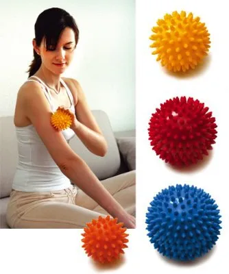 Produktbild von Igelball Sissel Spiky Ball>>>>Farbe: gelb 8 cm