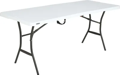 Obrázek produktu pro Plastový skládací kempingový stůl Lifetime bílý 183x70x74 cm