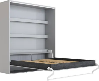 Produktbild von Schrankbett 180x200 Vertikal M3 Tiefe 55cm Perlgrau