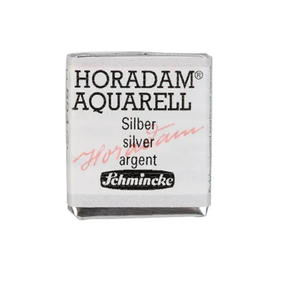 Image de Schmincke HORADAM Aquarelle Argent Aquarelle 14 894 044 1/2 godet