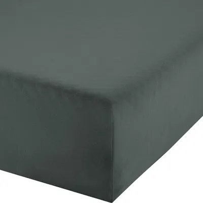 Produktbild von Erwin Müller Boxspringbett-Spannbettlaken Freising" anthrazit 90x190 cm - 100x220 cm"
