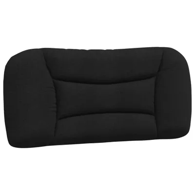 Image de Coussin de tête de lit Hvar noir 80 cm tissu