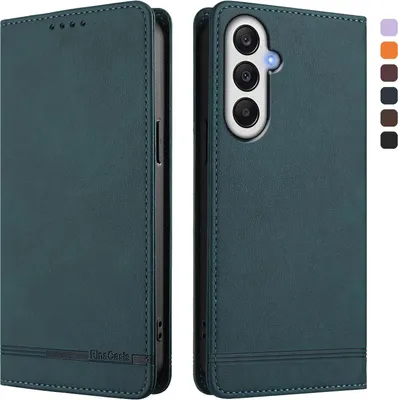 Obrázek produktu pro Pouzdro pro Samsung Galaxy A05S, retroPolyuretankožené flip pouzdro s stojánkem a přihrádkami na karty Zelený