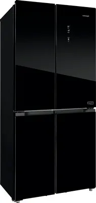 Produktbild von Concept LA8383BC, Freistehend, Amerikanische Tür, Schwarz, LED, Berührung, An Tür