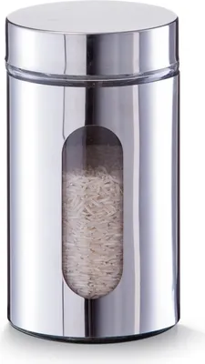 Produktbild von Zeller Vorratsglas, 750 ml, Edelstahl Ø10,2x18