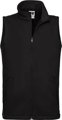 Produktbild von Russell R-041M-0 | Herren SmartSoftshell Gilet / Wasserabweisend - Farbe: Black - Größe: S