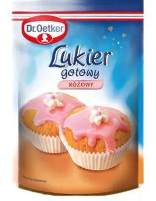 Zdjęcie produktu dla Dr. Oetker Lukier gotowy różowy 100 g