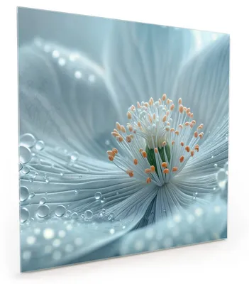 Produktbild von Küchenrückwand Spritzschutz Glas mit Motiv Blumenpracht 40 x 40 cm
