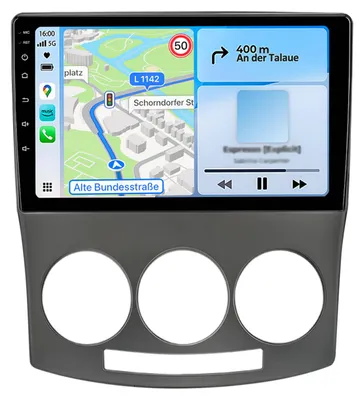 Produktbild von Radio 9 Zoll 6+128GB Android Autoradio für Mazda 5 CR19 2005-2010 Wireless CarPlay Android Auto 4G WiFi GPS Navi 8Kern RDS DSP DAB+ BT
