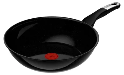 Produktbild von Tefal G21419, Rund, Wok-/Bratpfanne, Schwarz, Keramik, Aluminium, Thermo-Punkt