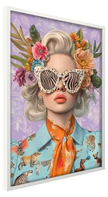 Zdjęcie produktu dla STYLER Obraz na ścianę 50x70 cm w ramie MDF motyw eleganckiej grafiki dekoracja do salonu sypialni biura nowoczesny POSTER BELLA