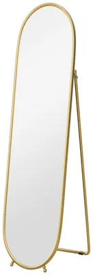 Produktbild von Ganzkörperspiegel, 160 x 40 cm Wandspiegel mit Ständer, Metallrahmen, für Schlafzimmer