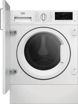 Produktbild von Beko WDI85DAW_IT, Frontlader, Integriert, Weiß, Links, Weiß, Drehregler, Touchsteuerung