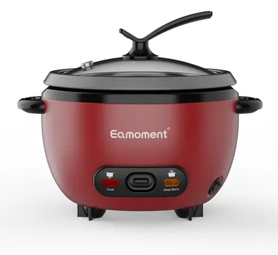 Reiskocher 1 l, Dampfgarer, Antihaft, rot, 400 W