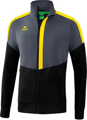 Produktbild von Erima Squad Worker Jacke Herren - Slate Grey / Schwarz / Gelb